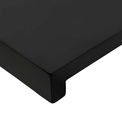 Trappetrin 8 stk. 90 x 25 x 2 cm Sort Solid bøg