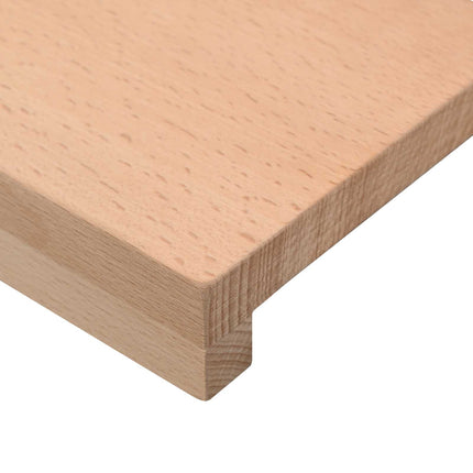 Trappetrin 20 stk. 90 x 25 x 2 cm Naturfarvet Solid bøg