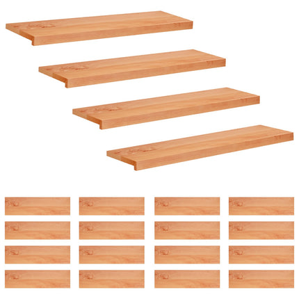 Trappetrin 20 stk. 90 x 30 x 2 cm Lak Solid bøg