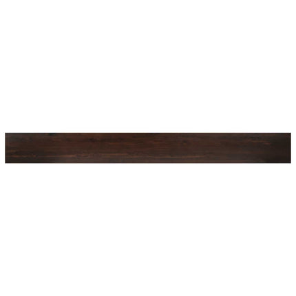 Vindueskarme 2 stk. Mørk Brun 140 x 15 x 2 cm Solid bøg