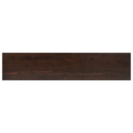 Vindueskarme 2 stk. Mørk Brun 80x 20 x 2 cm Solid bøg