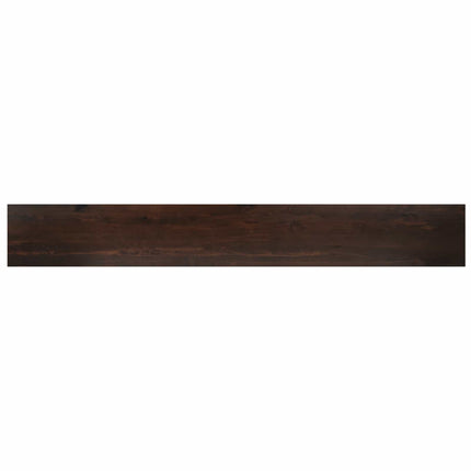 Vindueskarme 2 stk. Mørk Brun 120 x 20 x 2 cm Solid bøg