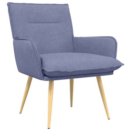 Lænestol Jeans blå Stof