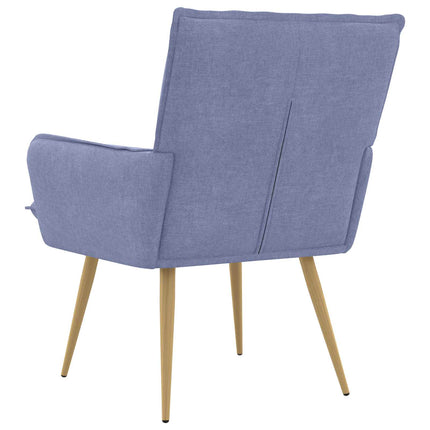 Lænestol Jeans blå Stof