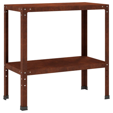 Plantebord 80 x 40 x 80 cm Cortenstål Rusten