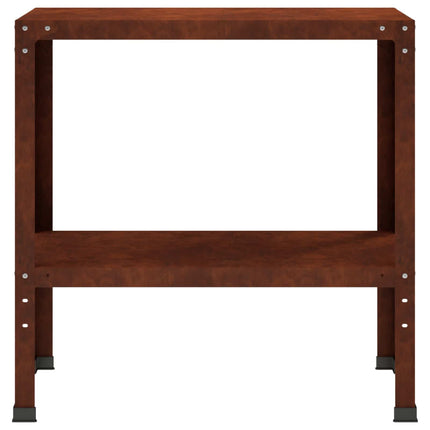 Plantebord 80 x 40 x 80 cm Cortenstål Rusten
