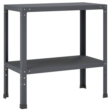 Plantebord 60 x 40 x 80 cm Pulverlakeret stål Antracit