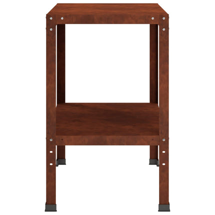 Plantebord 80 x 50 x 80 cm Cortenstål Rusten