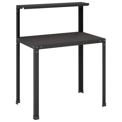 Plantebord 100 x 50 x 104 cm Pulverlakeret stål Sort