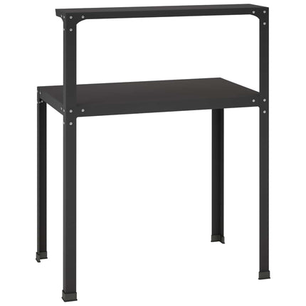Plantebord 100 x 50 x 104 cm Pulverlakeret stål Sort
