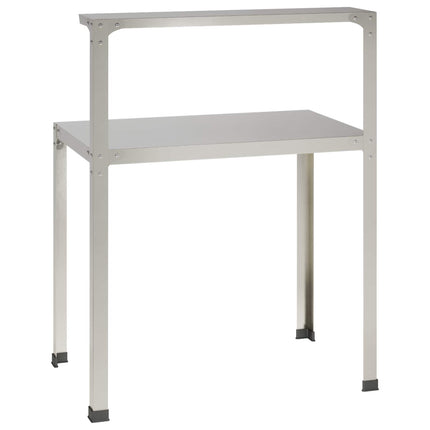 Plantebord 80 x 50 x 104 cm Rustfrit stål Sølv