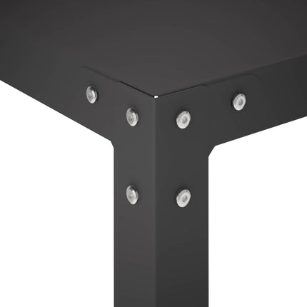 Plantebord 60 x 50 x 104 cm Pulverlakeret stål Sort