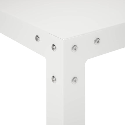 Plantebord 60 x 50 x 104 cm Pulverlakeret stål Hvid