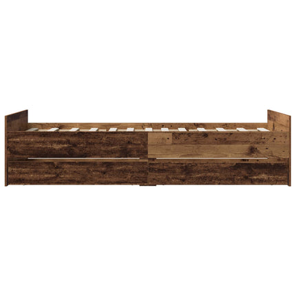 Sengestel Gammelt træ 90 x 200 cm Konstrueret træ