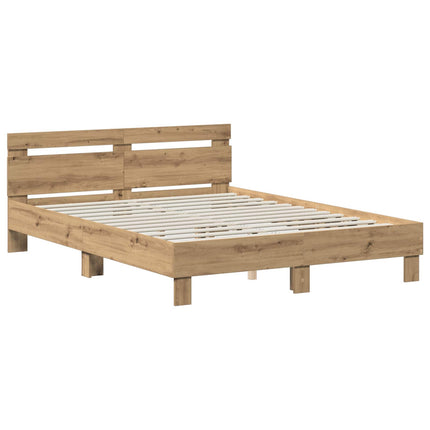 Sengestel Artisan-eg 140 x 190 cm Konstrueret træ