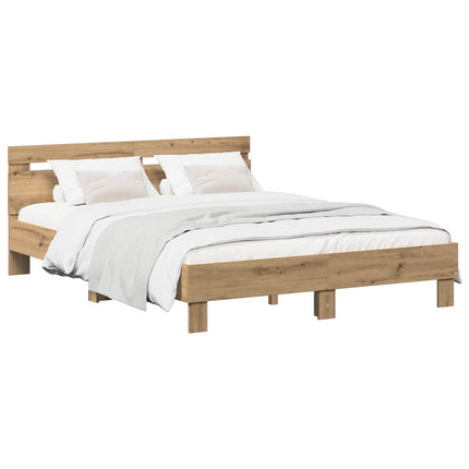 Sengestel Artisan-eg 135 x 190 cm Konstrueret træ