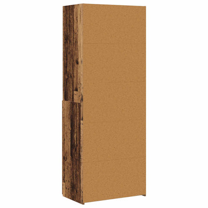 Highboard Gammelt træ 70 x 42,5 x 185 cm Konstrueret træ