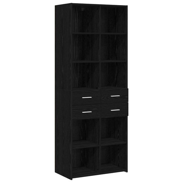Bogreol Sort eg 30 x 42.4 x 185.2 cm