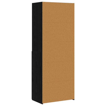 Bogreol Sort eg 30 x 42.4 x 185.2 cm