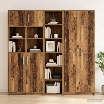 Sideboard Gammelt træ 40 x 41 x 185 cm Konstrueret træ