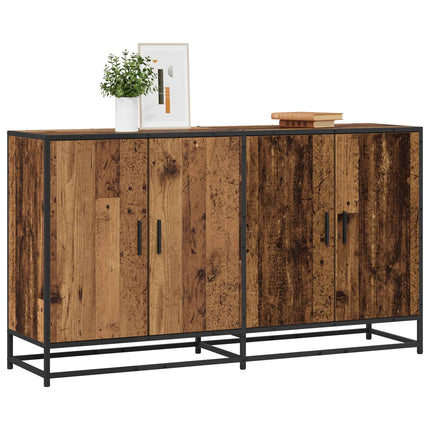 Sideboard Gammelt træ 134 x 35 x 76 cm Konstrueret træ