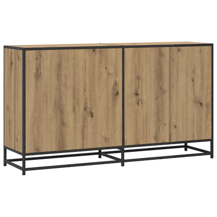Sideboard Artisan-eg 134 x 35 x 76 cm Konstrueret træ