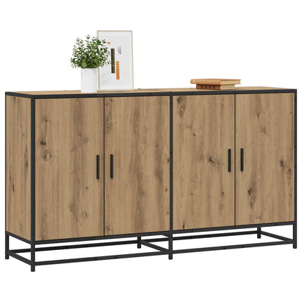 Sideboard Artisan-eg 134 x 35 x 76 cm Konstrueret træ