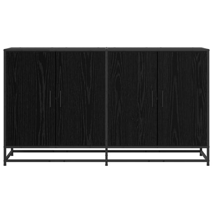 Sideboard Sort eg 134 x 35 x 76 cm Konstrueret træ
