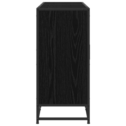 Sideboard Sort eg 134 x 35 x 76 cm Konstrueret træ