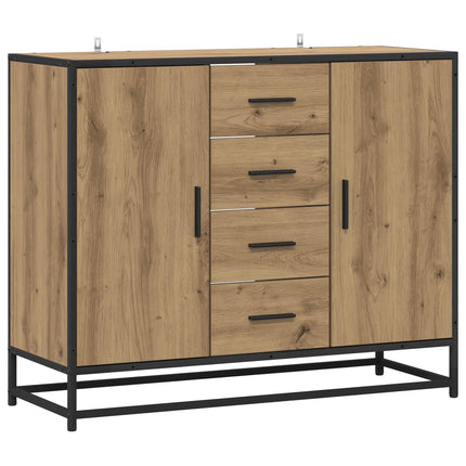 Sideboard Artisan-eg 92 x 35 x 76 cm Konstrueret træ
