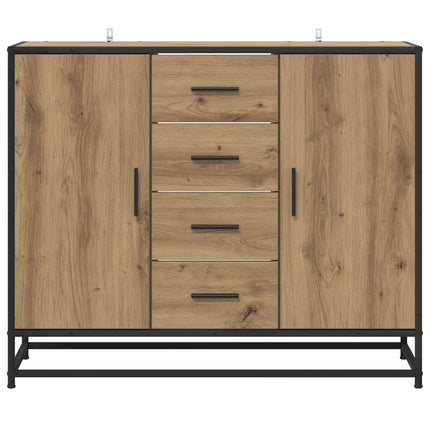Sideboard Artisan-eg 92 x 35 x 76 cm Konstrueret træ