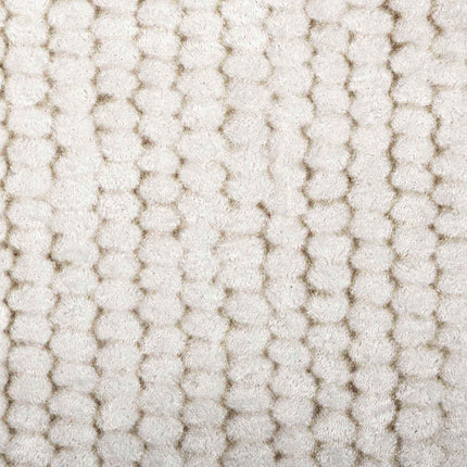 Tæppe Cremefarvet 100 x 150 cm 100% polyester 3 mm Vaskbar