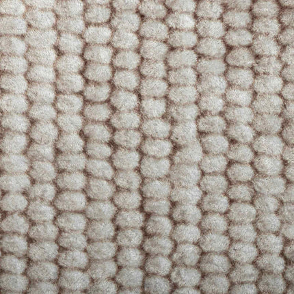 Tæppe Beige 80 x 300 cm 100% polyester 3 mm Vaskbar