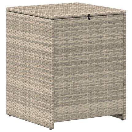 Sofa Sæt 8 stk. Lysegrå og mørkegrå Poly Rattan og Stål