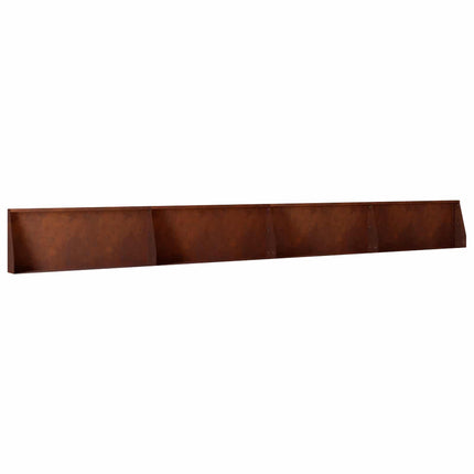 Støttemur 4 stk. 100 x 12 x 50 cm Cortenstål Rusten