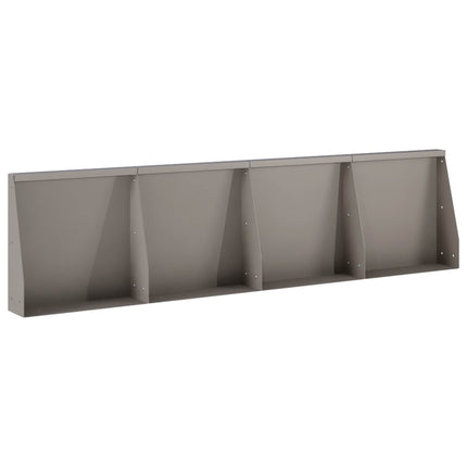 Støttemur 4 stk. 40 x 12 x 50 cm Cortenstål Rusten