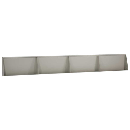 Støttemur 4 stk. 80 x 12 x 30 cm Cortenstål Rusten