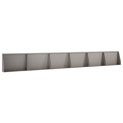 Støttemur 6 stk. 60 x 12 x 30 cm Cortenstål Rusten