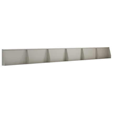 Støttemur 6 stk. 80 x 12 x 40 cm Cortenstål Rusten