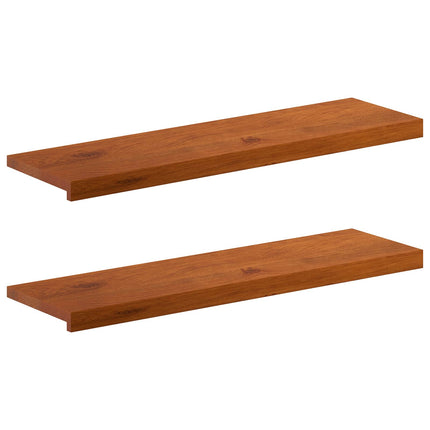 Trappe Tread 2 stk. 100 x 30 x 2 cm Brun Massivt Eg Træ