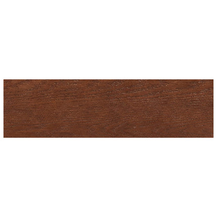 Trappe Tread 2 stk. 100 x 25 x 2 cm Mørk Brun Massivt Eg Træ