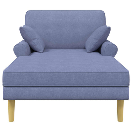 Chaiselong Jeans blå Stof