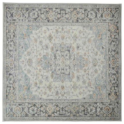 Tæppe ORIZ Cremefarvet 200 x 200 cm 100% polyester