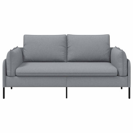 2-personers sofa Lysegrå 188 x 81 x 89 cm Stof
