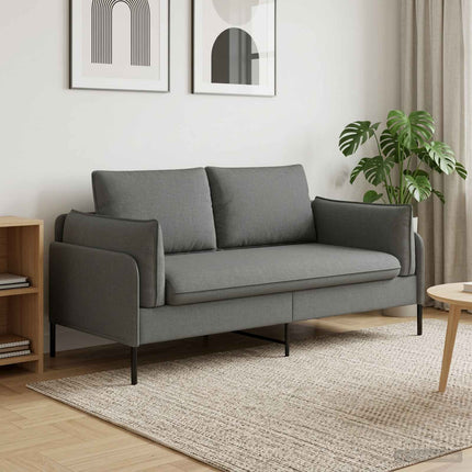 2-personers sofa Mørkegrå 188 x 81 x 89 cm Stof