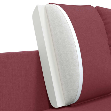 2-personers sofa Vinrød 188 x 81 x 89 cm Stof