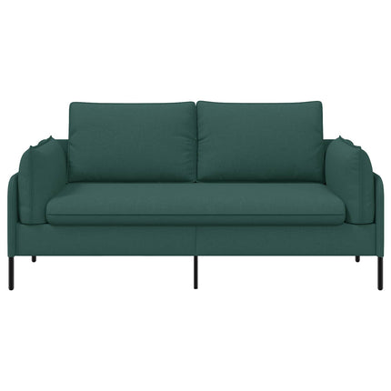 2-personers sofa Mørkegrøn 188 x 81 x 89 cm Stof