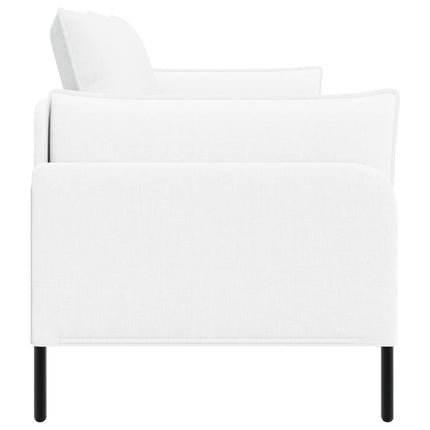 2-personers sofa Hvid 188 x 81 x 89 cm Stof