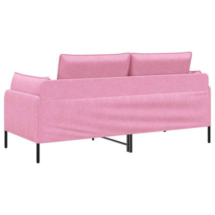 2-personers sofa Lyserød 188 x 81 x 89 cm Stof