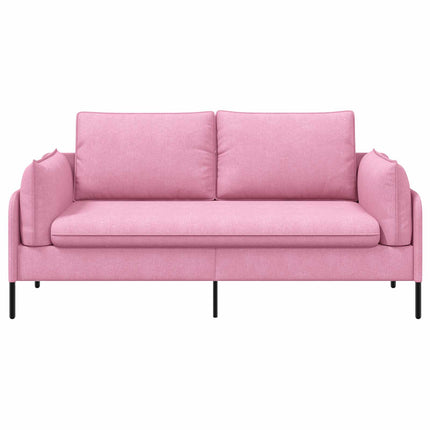 2-personers sofa Lyserød 188 x 81 x 89 cm Stof